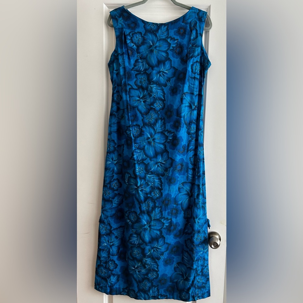 Long beautiful blue dress. Specially sewn. Size S🪻🪻